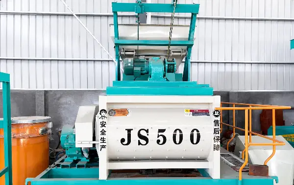 twin-shaft concrete mixers manufactured for hzs batching plants