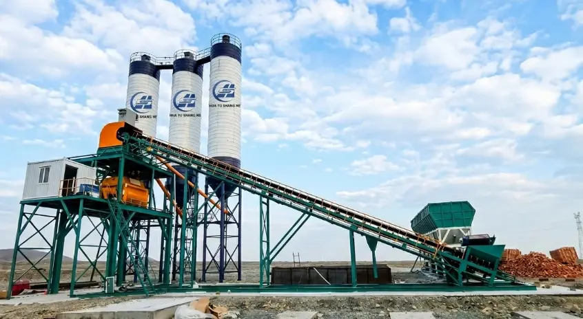 Stationary Concrete Batching Plant